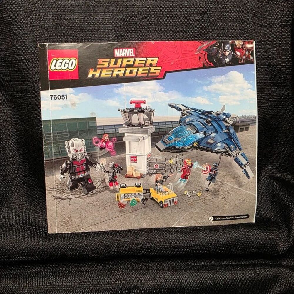 LEGO Marvel Super Heroes 76051 Super Hero Airport Battle Instruction Manual Only